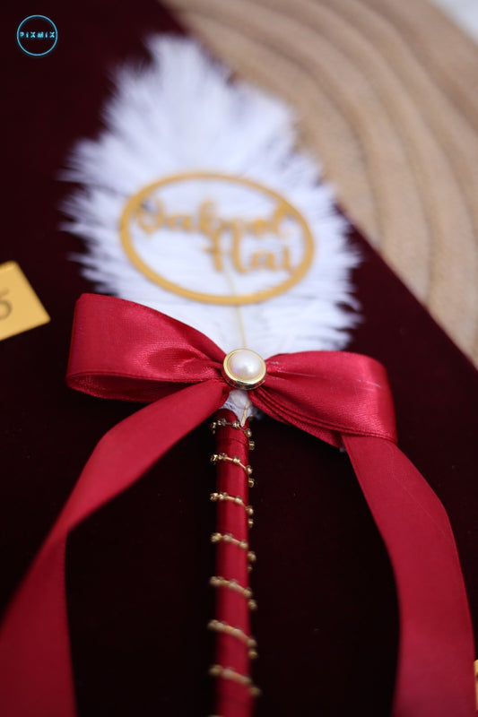 Nikah Pen Bow | Red