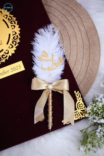 Nikah Pen Bow | Golden