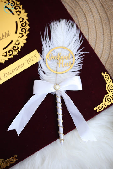 Nikah Pen Bow | Silver 002