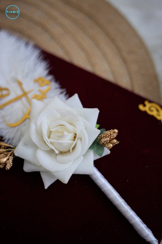 Nikah Pen White Rose | Silver
