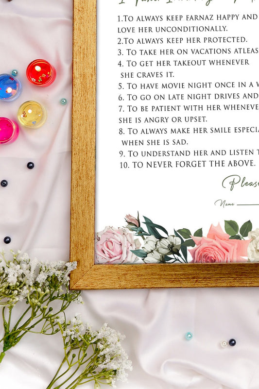 Custom Nikah Contract
