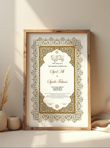 Virsa Custom Nikah Frame #13