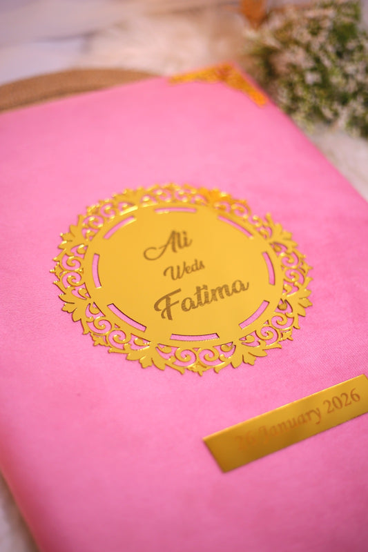 Nikah Booklet | Pink