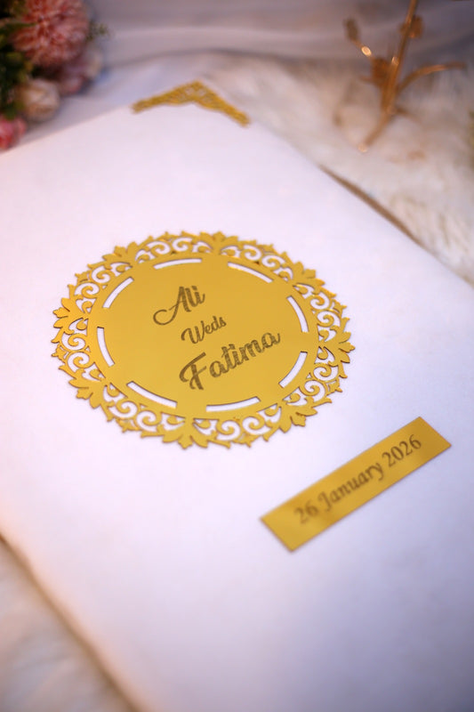 Nikah Booklet | White
