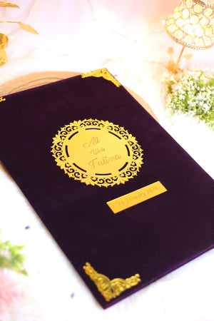 Nikah Booklet | Purple