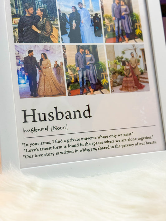 Customize Husband's Frame