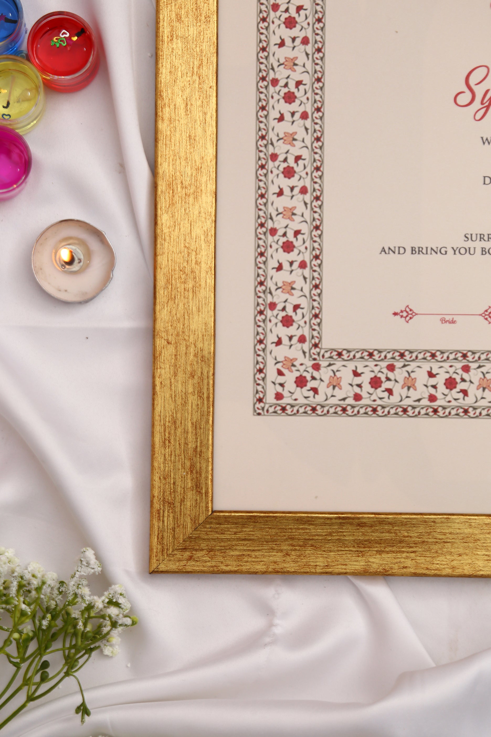 Nikah Frame Virsa Custom Nikah Frame #4