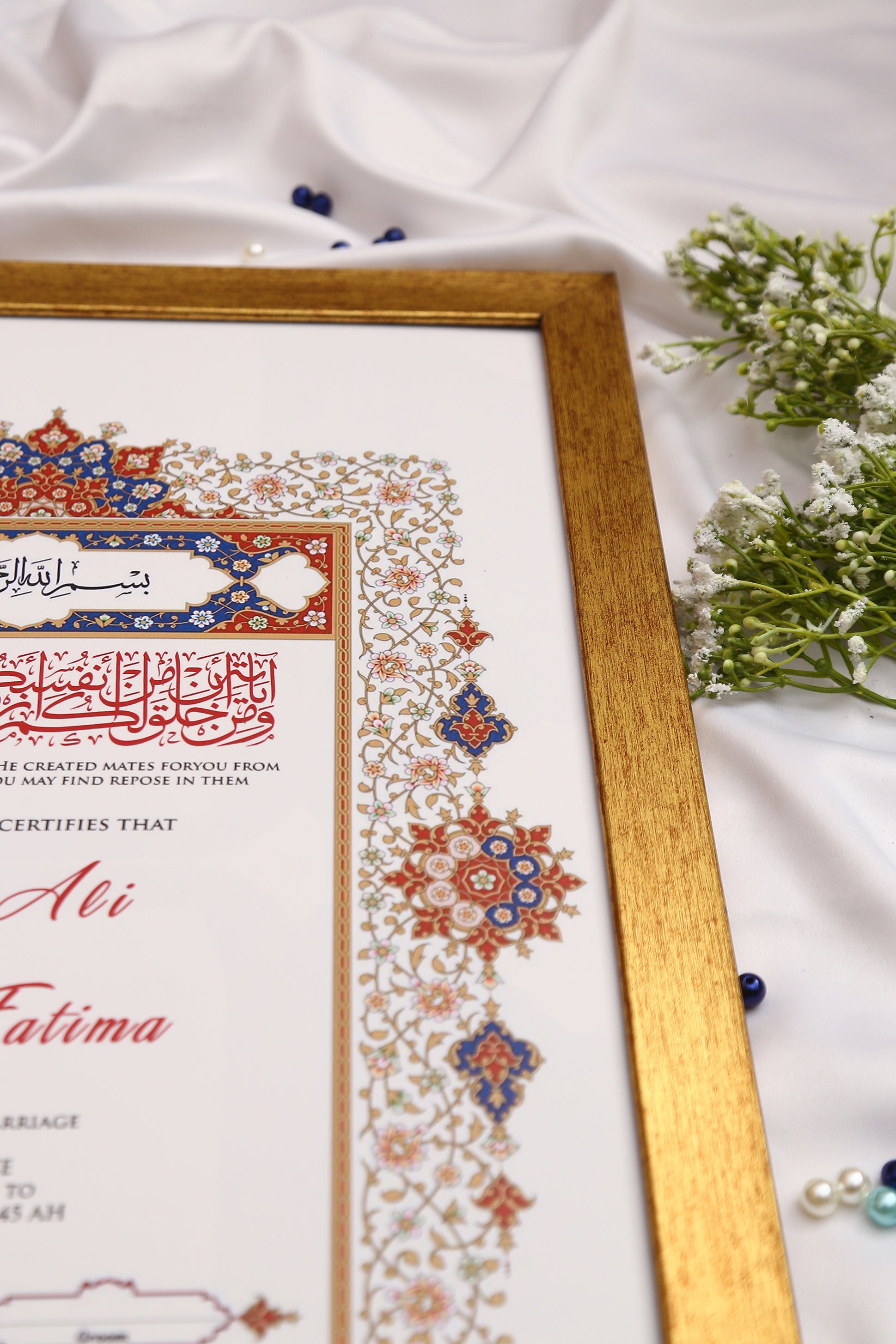 Nikah Frame Riwayat Custom Nikah Frame #5