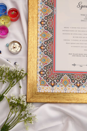 Virsa Custom Nikah Frame #8