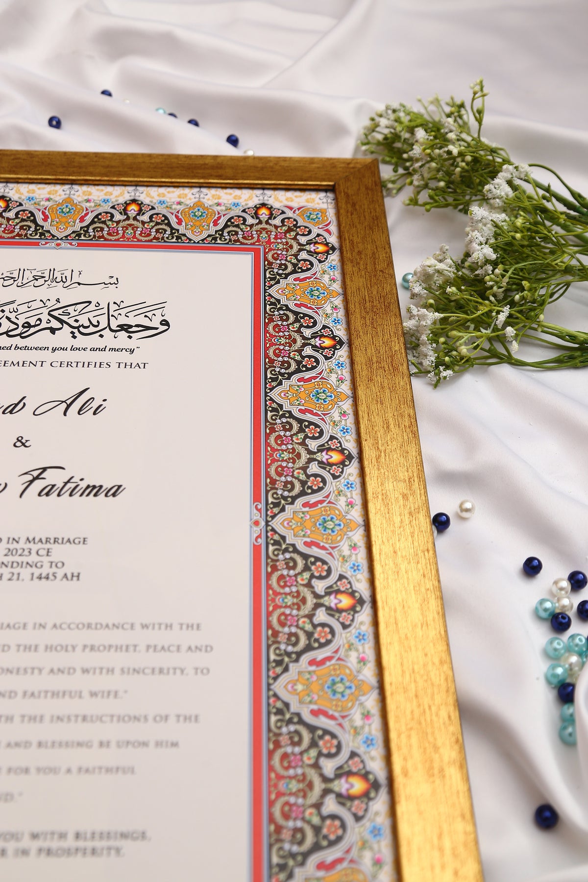Nikah Frame Virsa Custom Nikah Frame #7