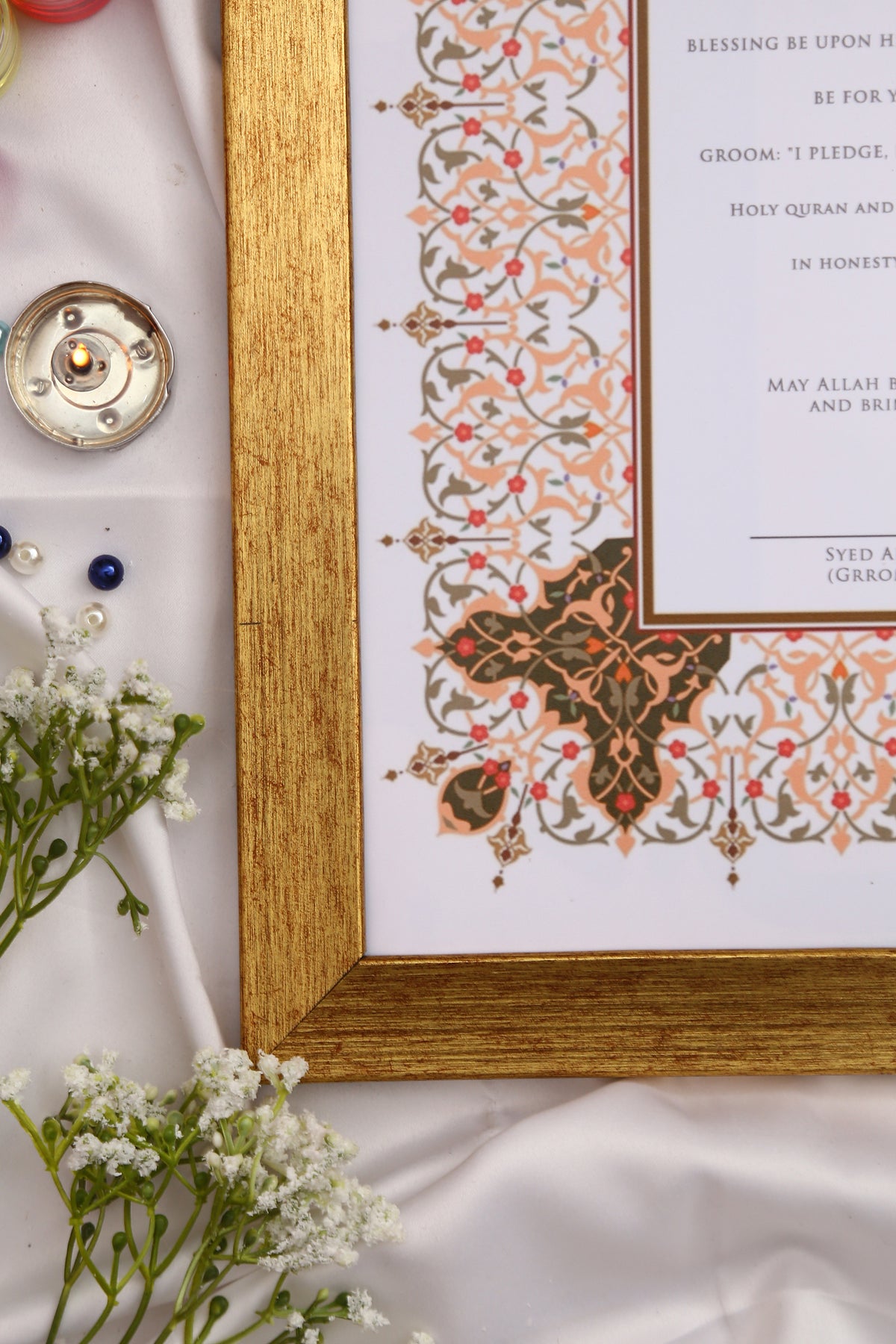 Nikah Frame Virsa Custom Nikah Frame #9