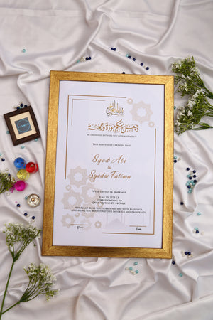 Anmol Custom Nikah Frame #4