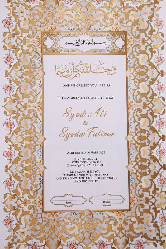 Virsa Custom Nikah Frame #11