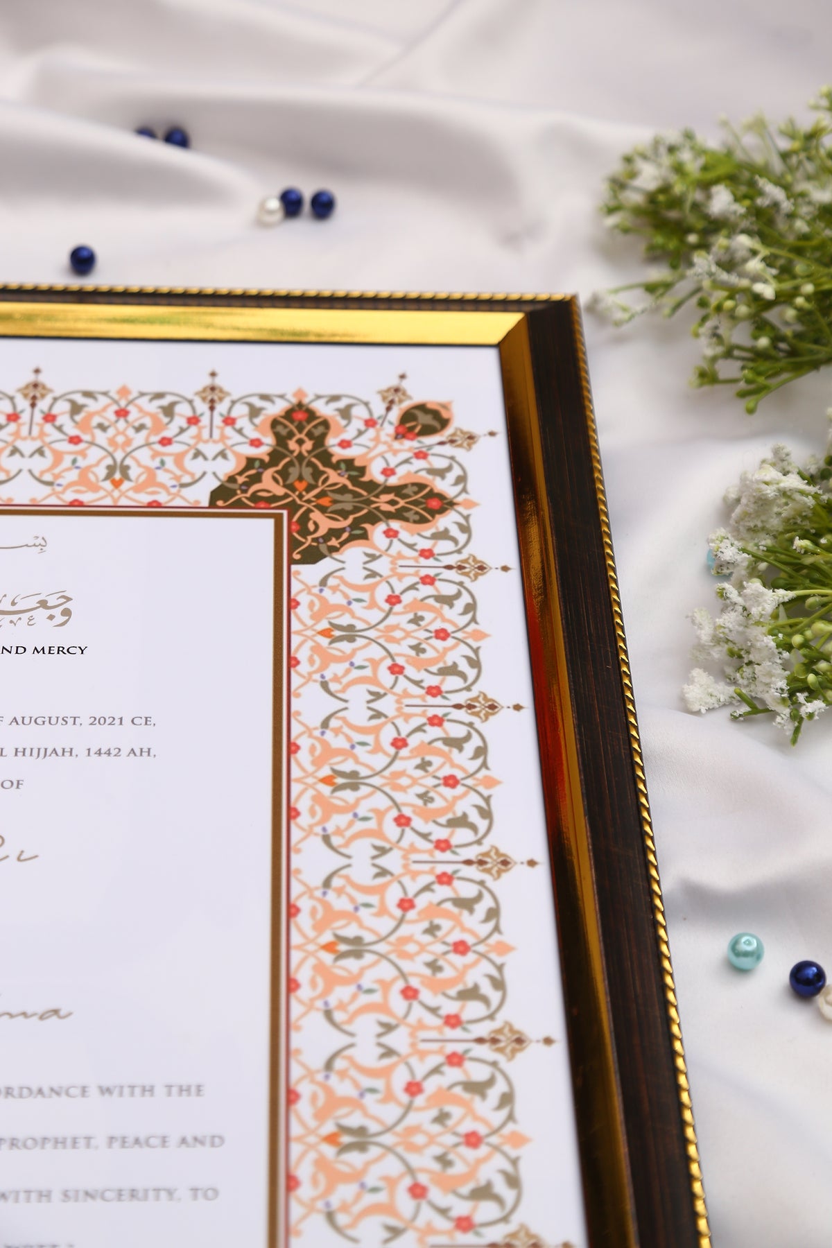 Nikah Frame Virsa Custom Nikah Frame #7