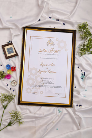 Anmol Custom Nikah Frame #5