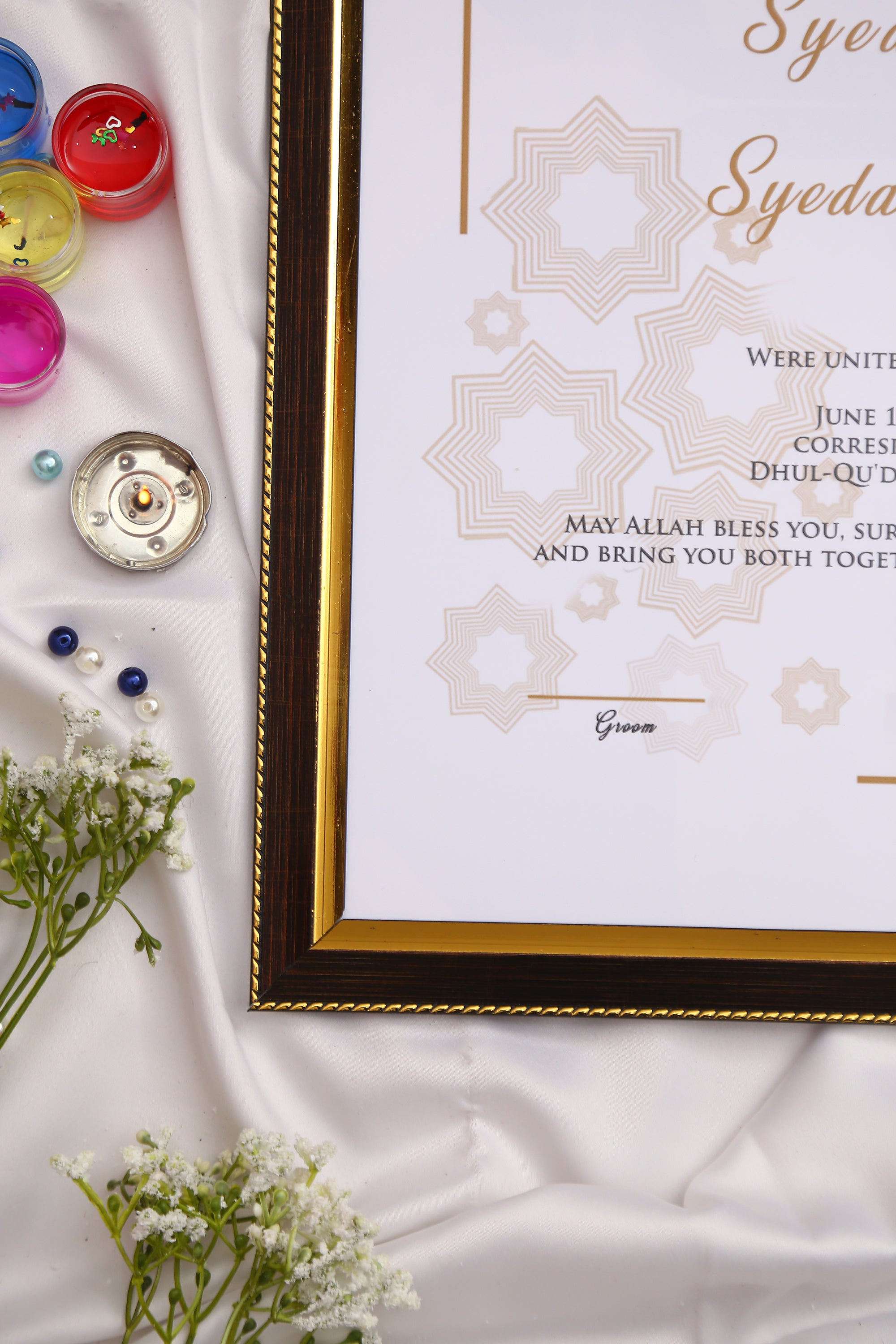 Anmol Custom Nikah Frame #5