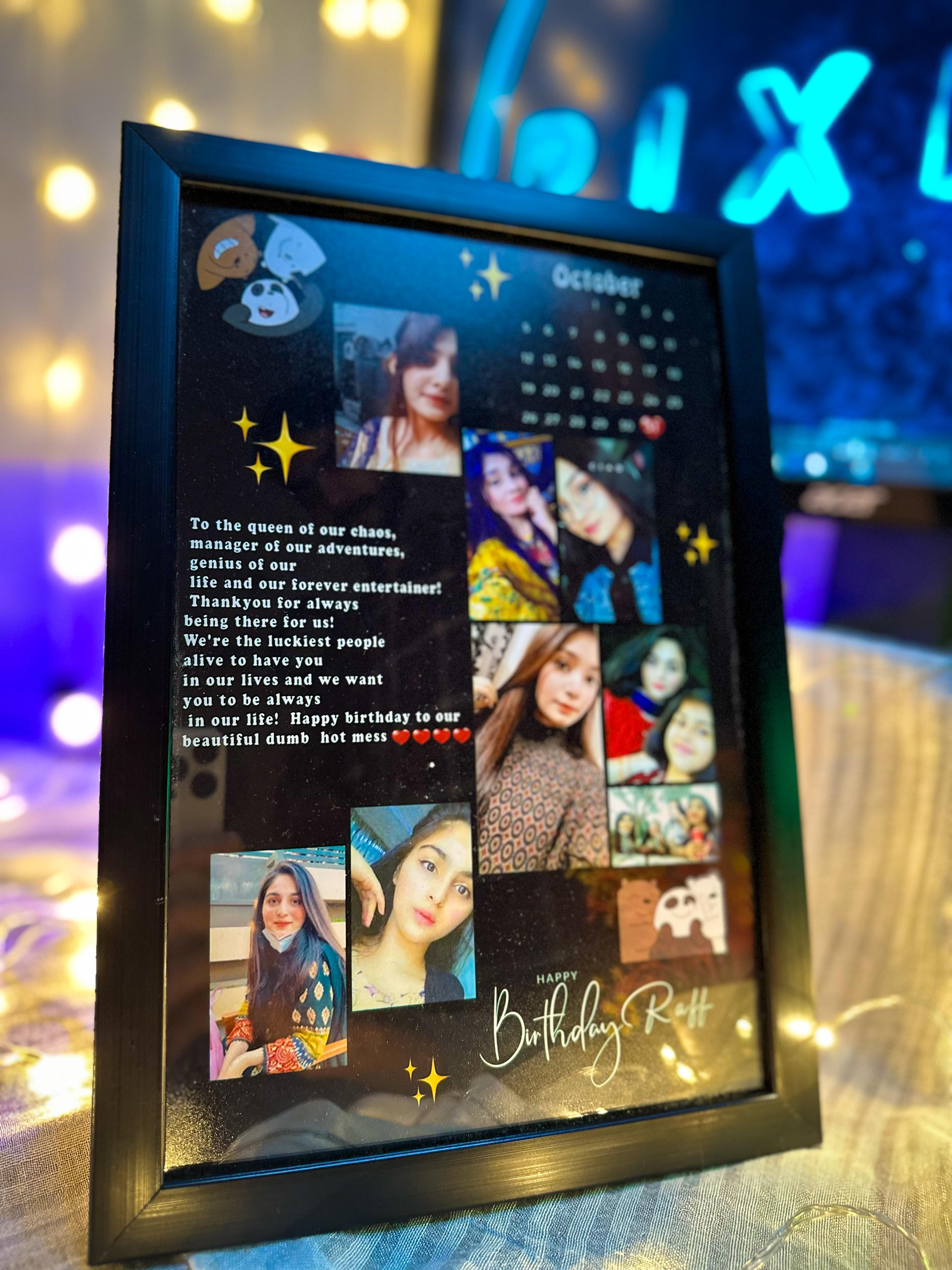 Customize Birthday Frame Customize birthday frame