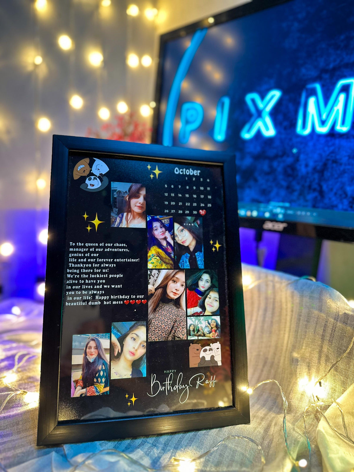Add Birthday Frame Customize Birthday Frame
