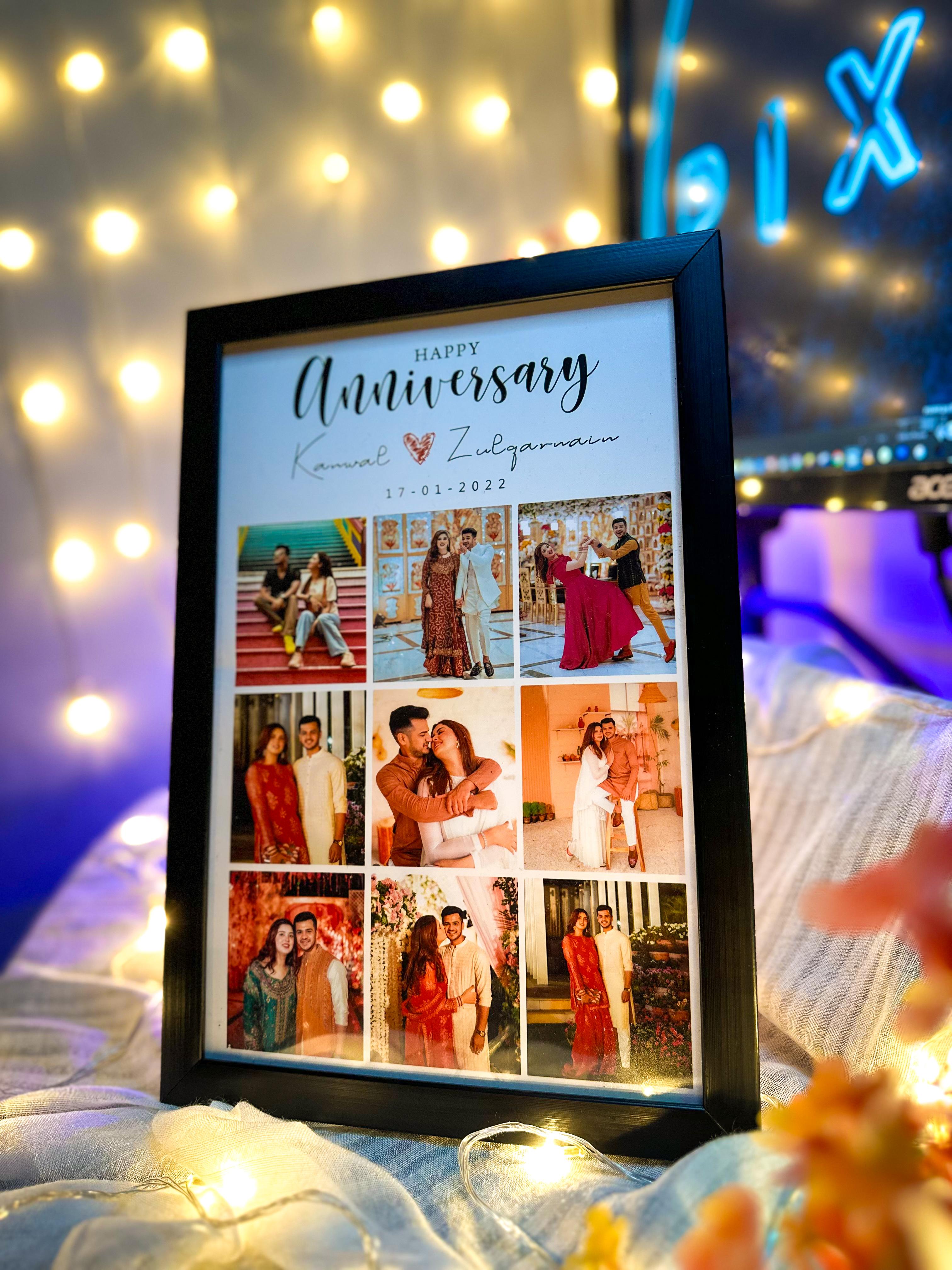 Customize Anniversary Frame