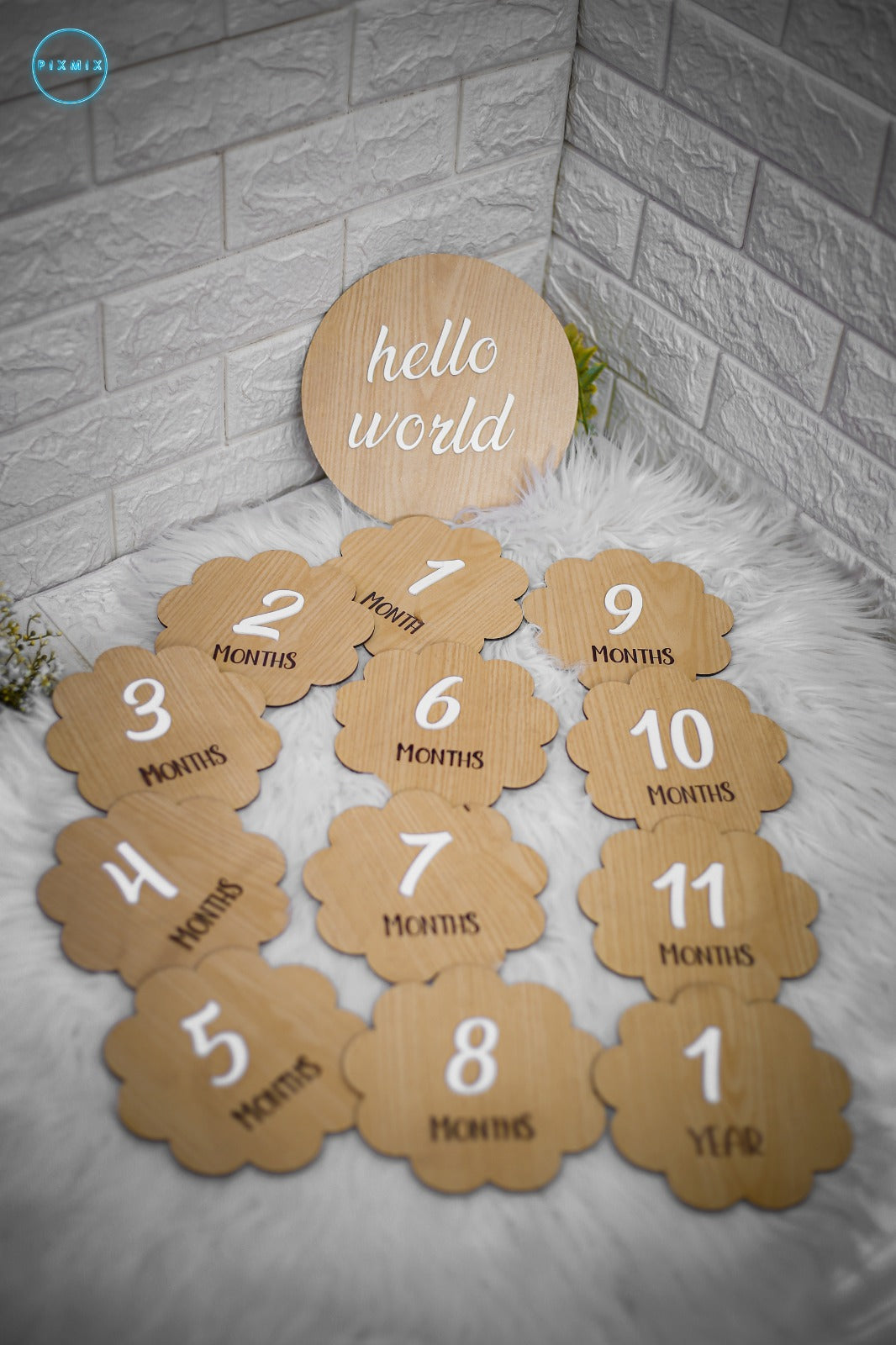 Milestone Discs Acrylic Digits