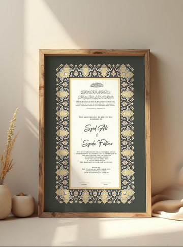 Anmol Custom Nikah Frame #12