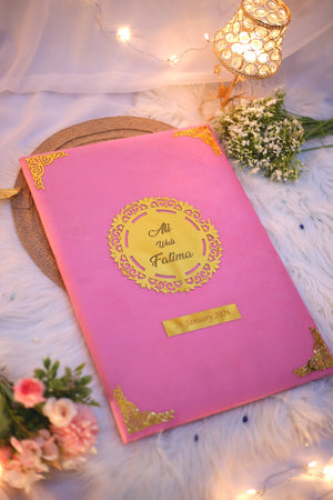 Nikah Booklet | Pink