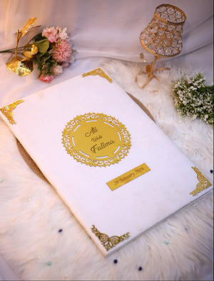 Nikah Booklet | White