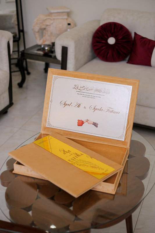 Nikah Booklet With Box | Skin